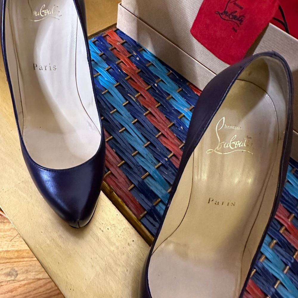 Louboutin Rolandzip 120 Calf Seta size 37 - Picture 7 of 10